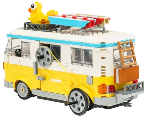 Brixo Beach Camper Van do Lego Creator 31138