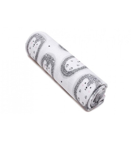 Pulp, Pieluszka bambusowa Jeżyki, 75 x 70 cm