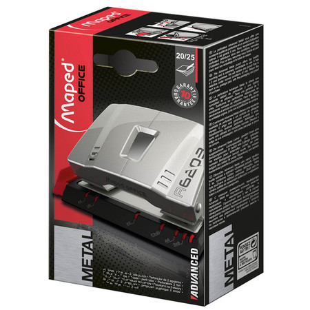 Dziurkacz Advanced Metal 25 K Srebrny Metaliczny