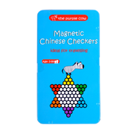 Gra magnetyczna The Purple Cow - Chińskie Warcaby/Trylma