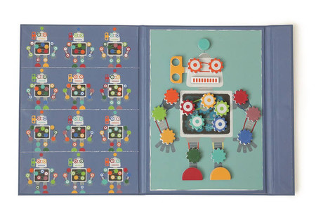 Scratch, magnetyczna układanka - kształty i kolory Roboty