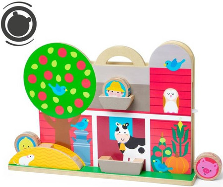 Drewniana farma GO Tots Barnyard Tumble Melissa and Doug