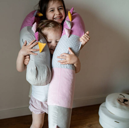 Dream Dragon przytulanka, ochraniacz do łóżeczka Niebieski