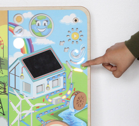 MASTERKIDZ Tablica Edukacyjna Energia Odnawialna i Nieodnawialna