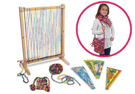 Gigantyczne krosno tkackie 58x42x24cm