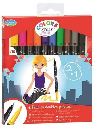 Markery z dwoma końcówkami