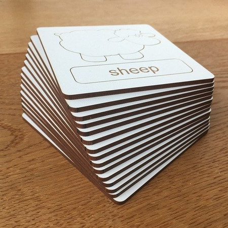 Układanka tematyczna do nauki angielskiego - Farm Animals