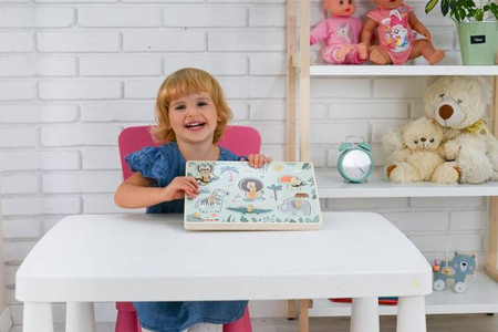 Puzzle dźwiękowe - safari