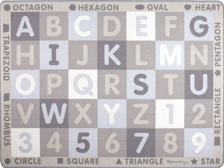 Mata podłogowa Alfabet Cyfry Kształty Melissa & Doug 147x200 cm