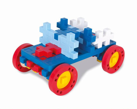 Plus-Plus Make & Go!, Midi Basic - 200 szt 5 płytek 20 kół - Edukacja