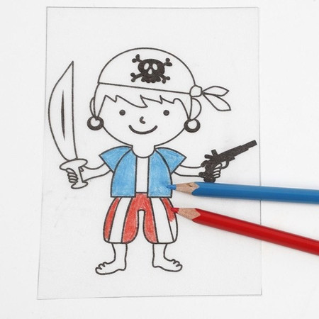 Folia termokurczliwa 4 ark. A6 Piraci