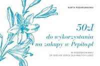Karta podarunkowa z okazji Dnia Nauczyciela - 50zł