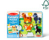Drewniana układanka z figurkami zwierząt Melissa & Doug 13724