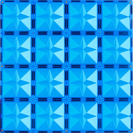 COBLO, magnetyczne klocki konstrukcyjne 2 płyty 30 x 30 cm ziel/nieb