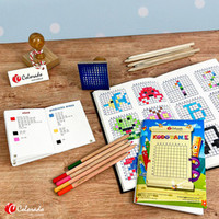 Stempel kwadratowy 10x10 kodowanie gra w statki