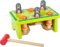 Drewniana przebijanka z młotkiem Krecik Small Foot