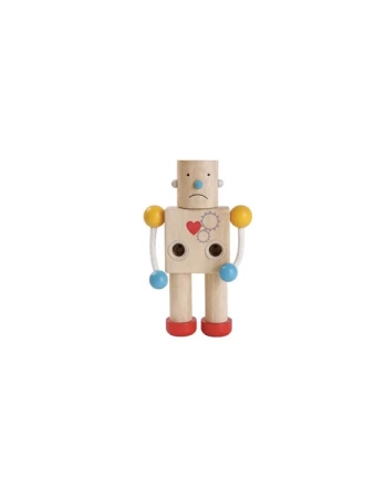 Drewniany robot - zestaw konstrukcyjny, Plan Toys