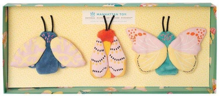 Pacynki na palce Motyle zestaw Natural Historian 218460-Manhattan Toy, zabawa w teatrzyk