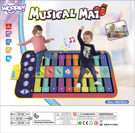 WOOPIE Interaktywna Mata Muzyczna do Tańca XXL