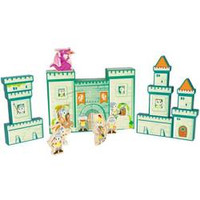 CLASSIC WORLD Klocki Figurka Makieta Zamek Smok 16 el.