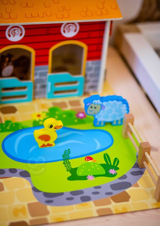 WOOPIE GREEN Mega Farma Figurki Zwierząt Stajnia Obora Kurnik 18 el.