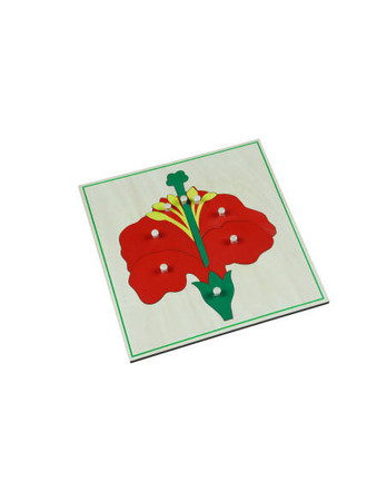 Moyo Montessori | Puzzle botaniczne - kwiat BIO0175_JP-B005