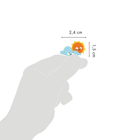 Naklejki 3D wypukłe Pogoda