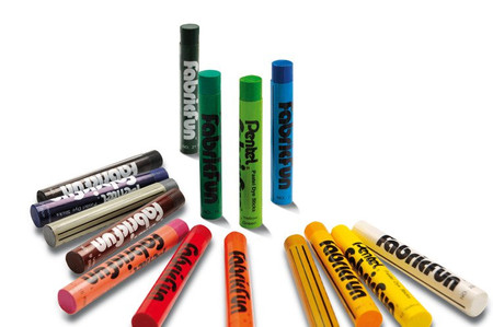 Pastele do tkanin 15 kolorów Pentel