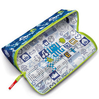 Piórnik do pokolorowania Pattern niebieski