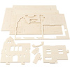Puzzle 3D drewniane dom wariant 4