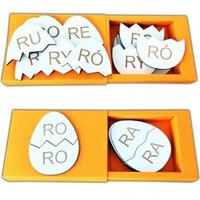 Układanka Dopasowywanie sylab z R - Skorupki jajka