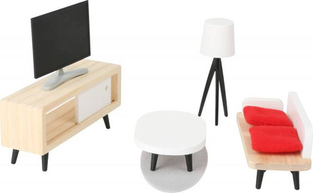 Mebelki skandynawskie do domku dla lalek