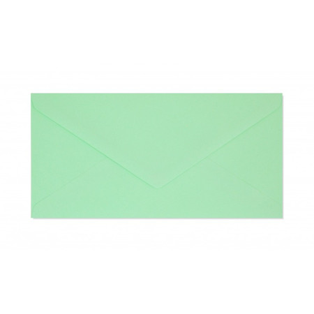 Koperty kolorowe zielone pastelowe 100g DL 10szt
