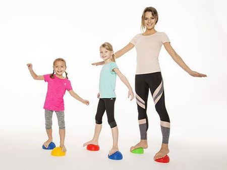 Półkula sensoryczna do masażu Czerwona