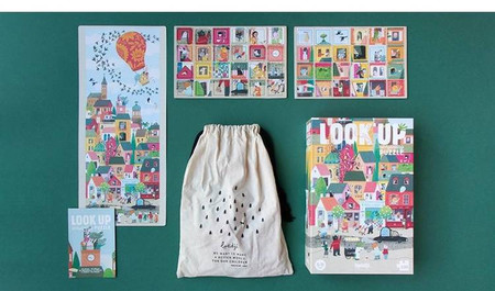 Puzzle z grą obserwacyjną Look Up! | Londji®