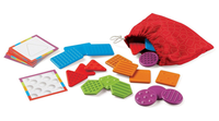 Learning Resources | Tabliczki sensoryczne w woreczku, zestaw