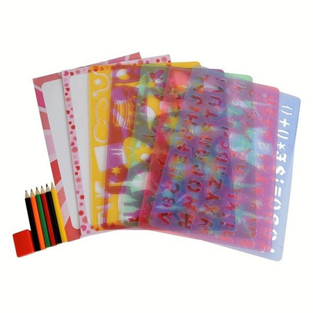 Szablony do odrysowywania wróżki i moda - duży zestaw