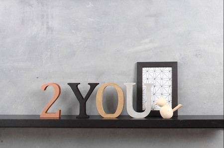 Litera Y z MDF H: 13 cm