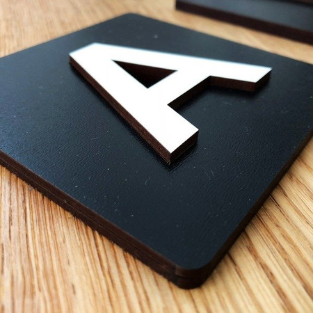 Samogłoski – Układanka Dwukolorowa