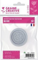 Foremka mini do mydła Okrągła z Różą