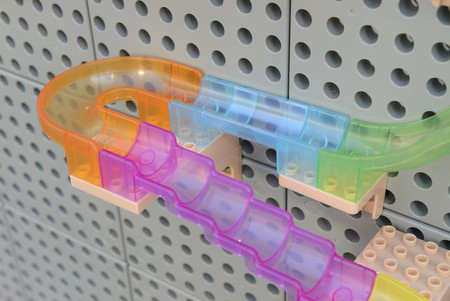 MASTERKIDZ Zestaw Konstrukcyjny Tor dla Piłek Tablica STEM 120elementów