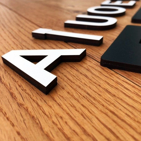 Samogłoski – Układanka Dwukolorowa