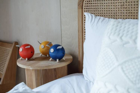 Świnka skarbonka - żółta - barwy sadu