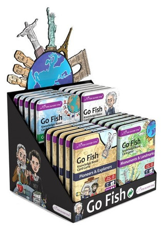 Podróżna gra karciana The Purple Cow - Go Fish Kraje, Flagi i inne