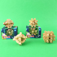 IQ puzzle drewniane łamigłówki (4 wzory)