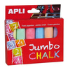 Kreda chodnikowa Jumbo KOLOROWA Apli Kids - 6 kolorów