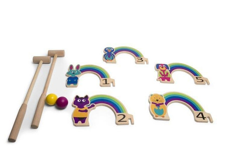 BS Toys, Drewniany krykiet Tęcza