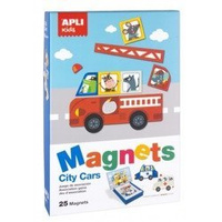 Magnetyczna układanka Apli Kids - Pojazdy