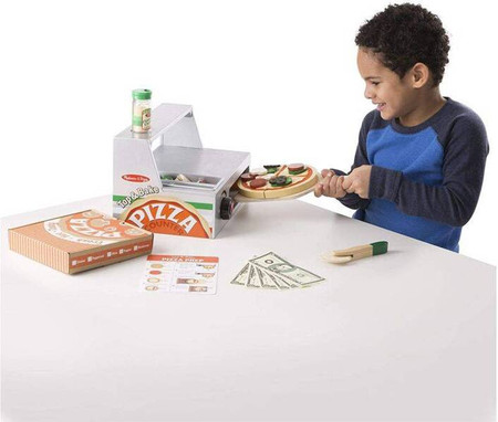 Top & Bake - drewniana lada i piec do robienia pizzy 34 el Melissa & Doug