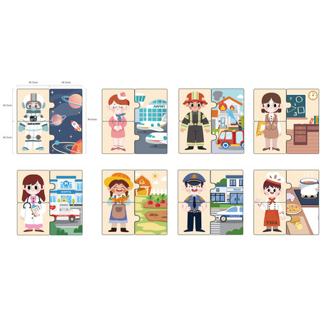 Puzzle Zawody 24 elementy